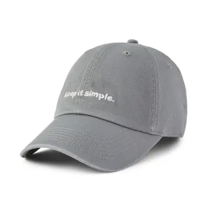 Adult Unisex Vintage Keep It Simple Chill Cap Life is Good