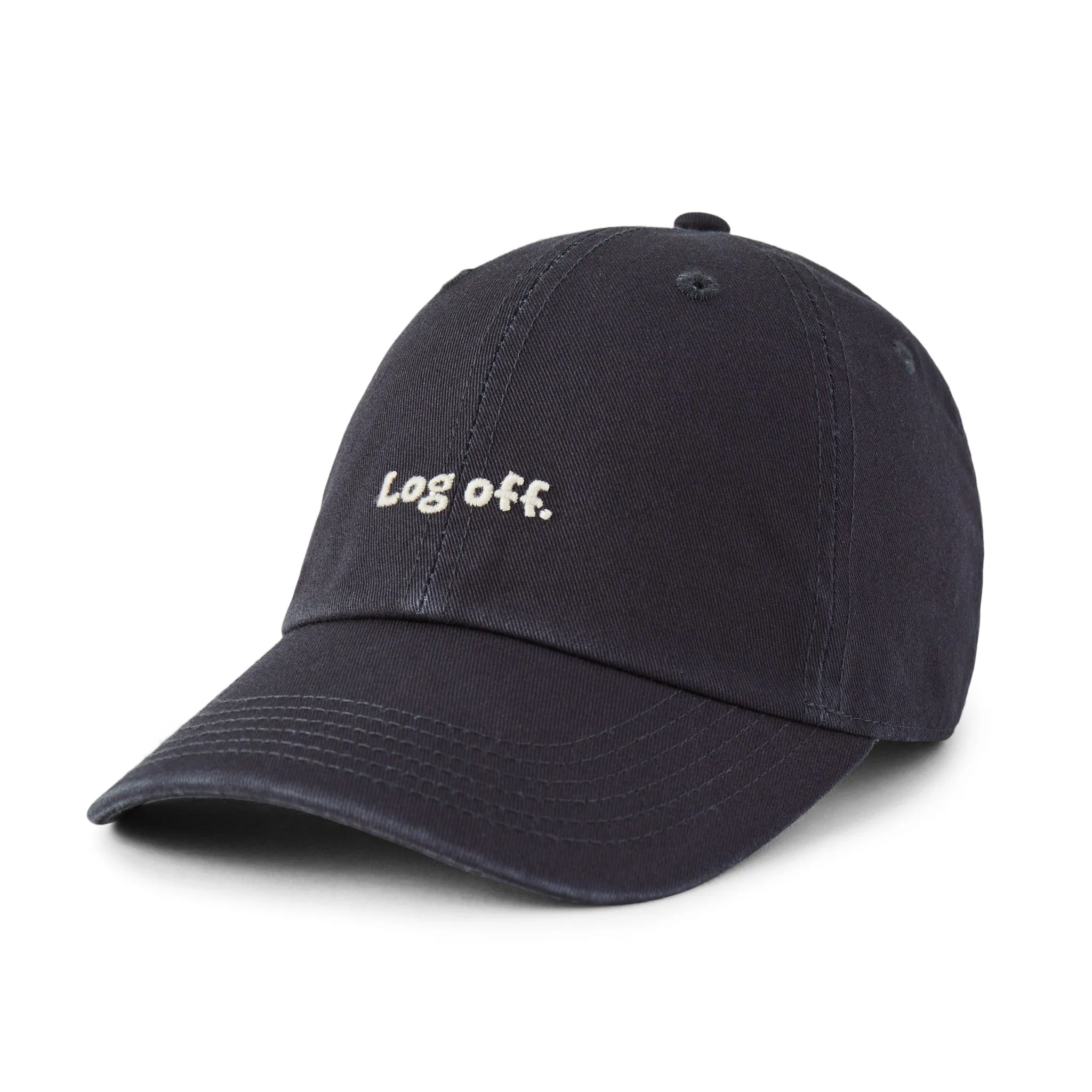 Adult Unisex Vintage Log Off Chill Cap Life is Good