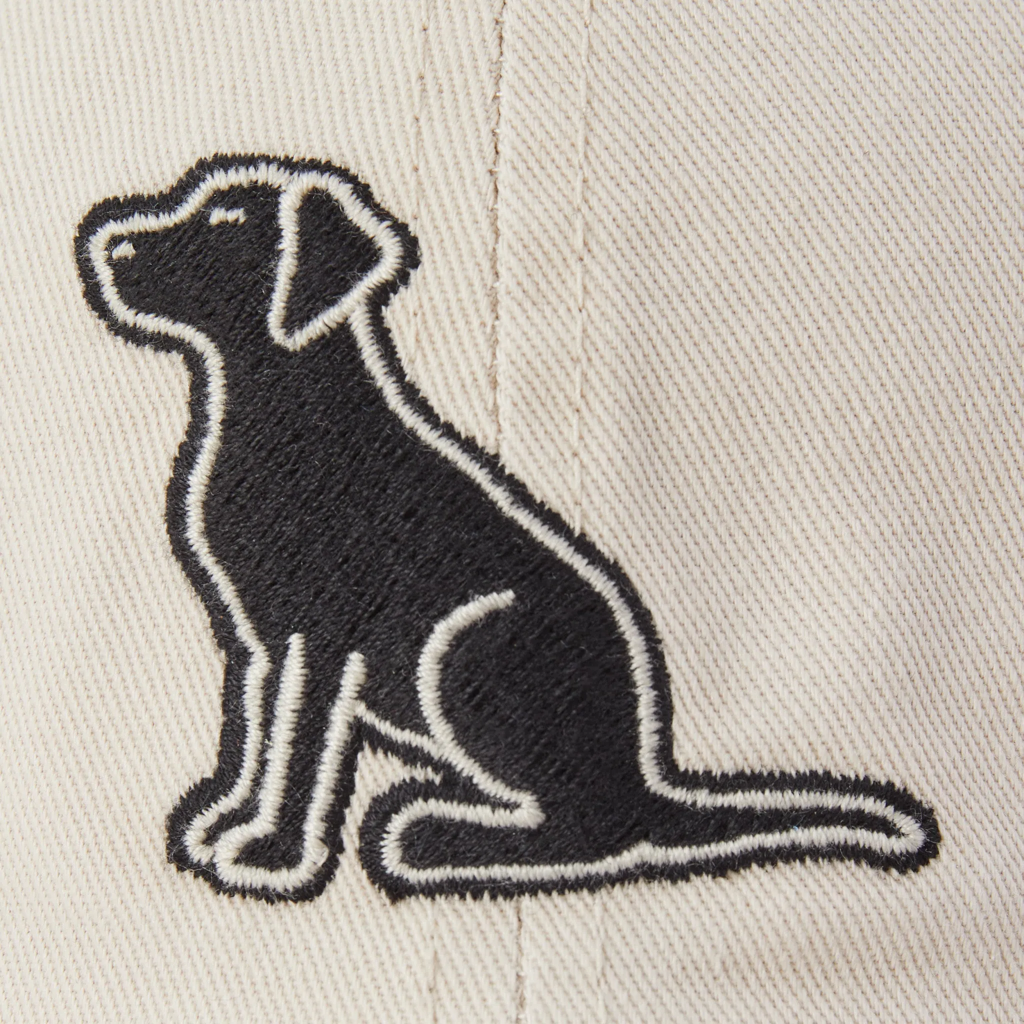 Adult Unisex Vintage Sitting Dog Chill Cap Life is Good