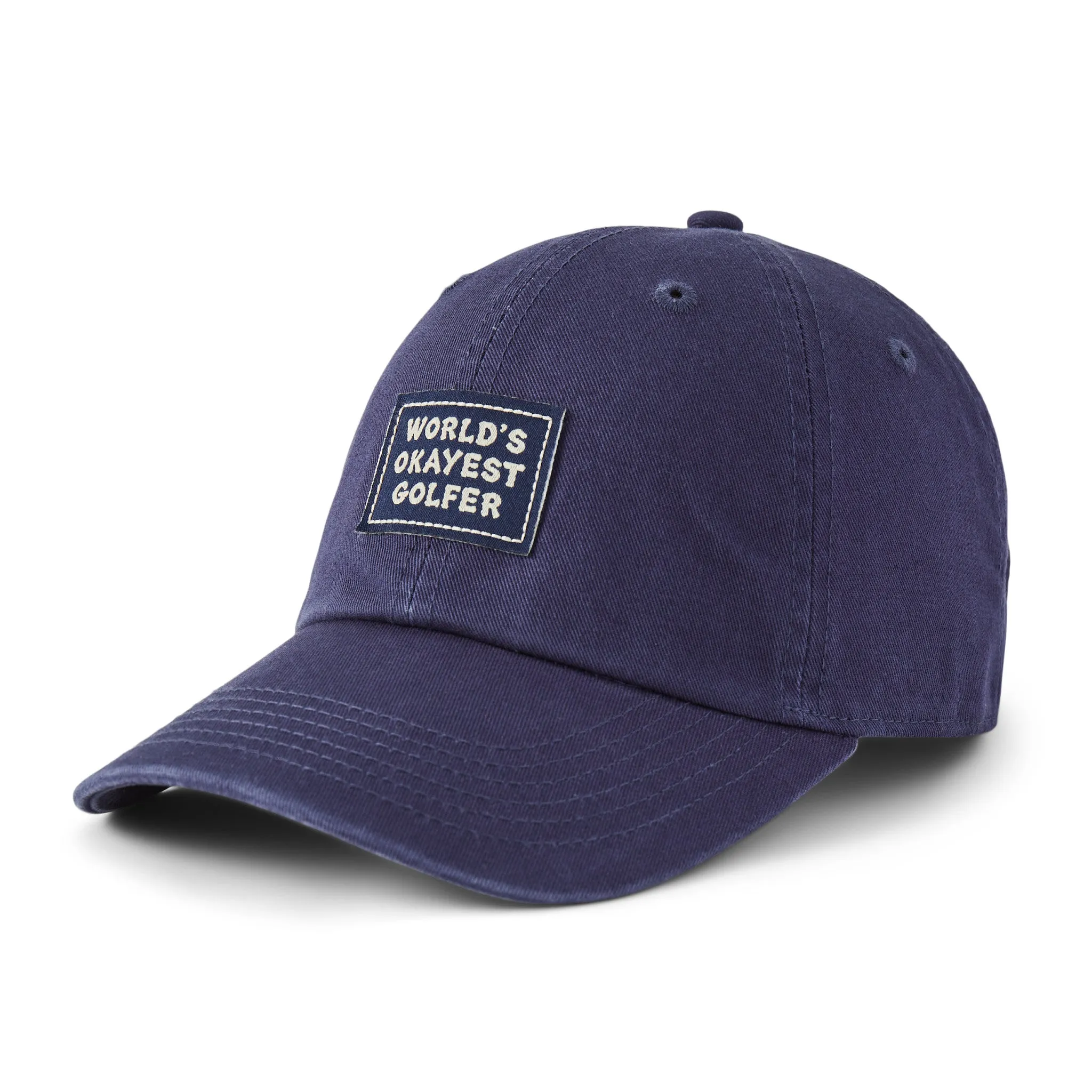 Adult Unisex World's Okayest Golfer Chill Cap Life is Good
