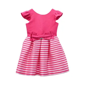 Amaya Kids Girl's  Fuchsia Dress