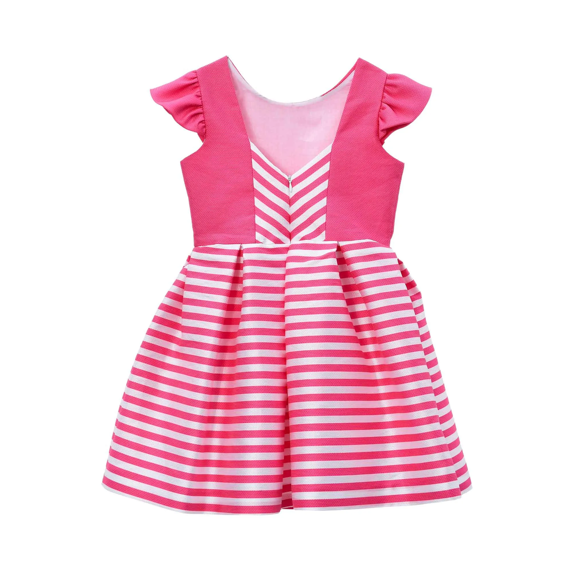 Amaya Kids Girl's  Fuchsia Dress