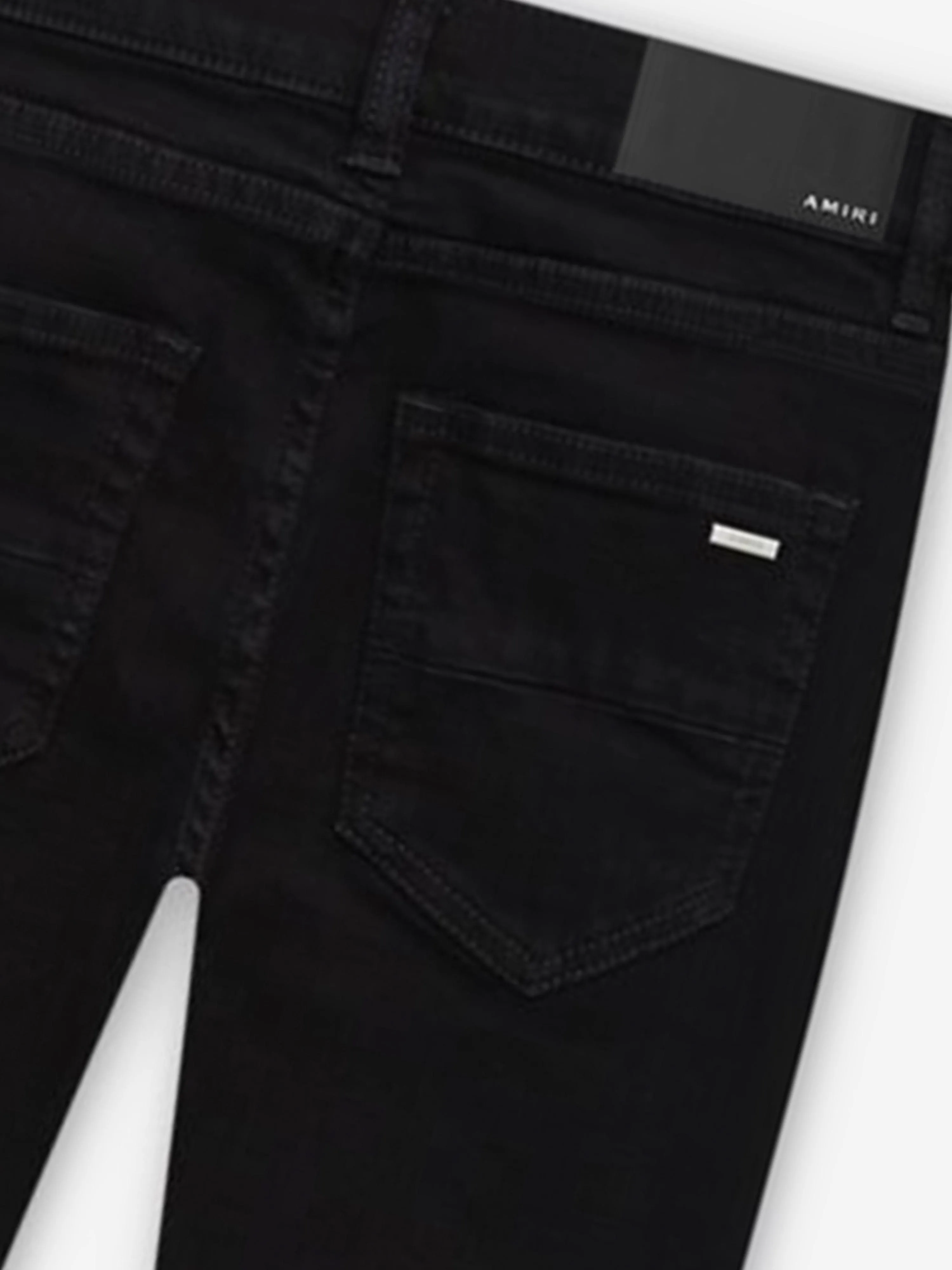 Amiri Kids MA Quad Scribble Jeans in Black