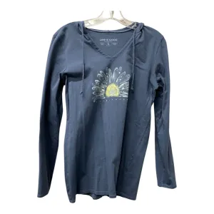 Athletic Top Ls Crewneck By Life Is Good In Blue, Size:S