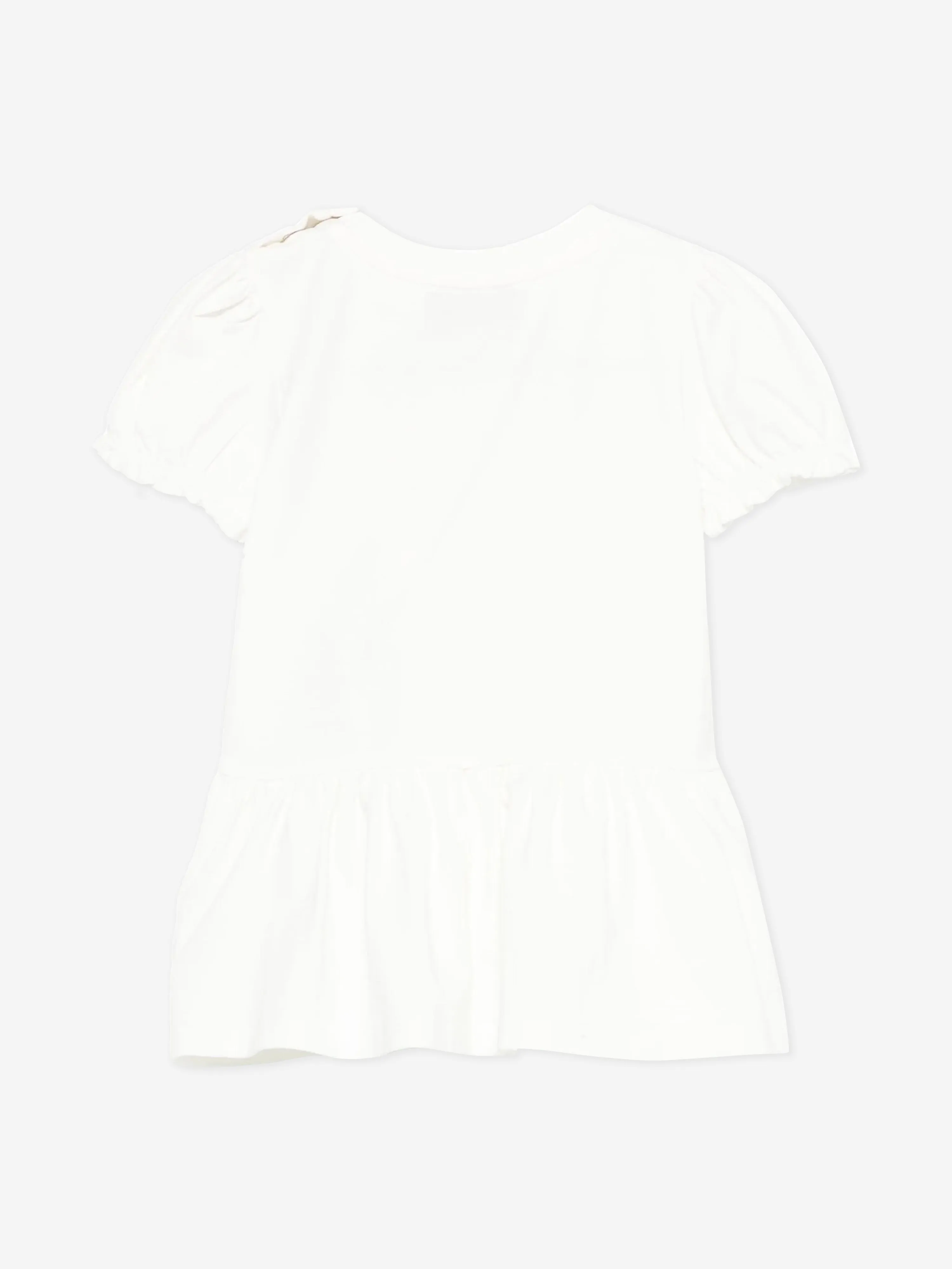 Baby Girls Teddy Bear Dress in Ivory