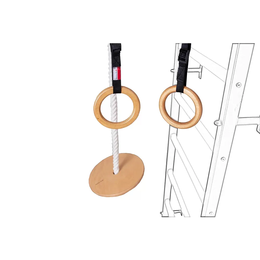 BenchK S2 Black - 211B with Wooden Pull-Up Bar   Gymnastics Accessories