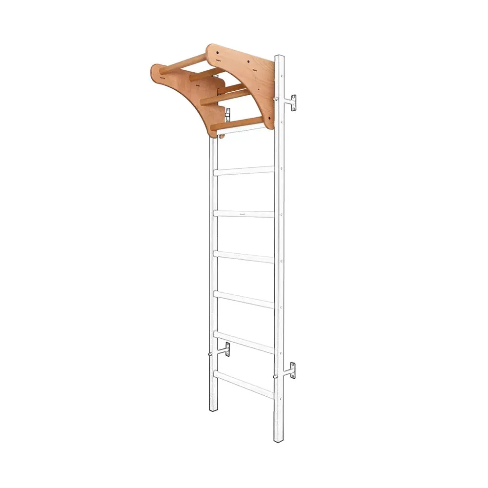 BenchK S2 Black - 211B with Wooden Pull-Up Bar   Gymnastics Accessories