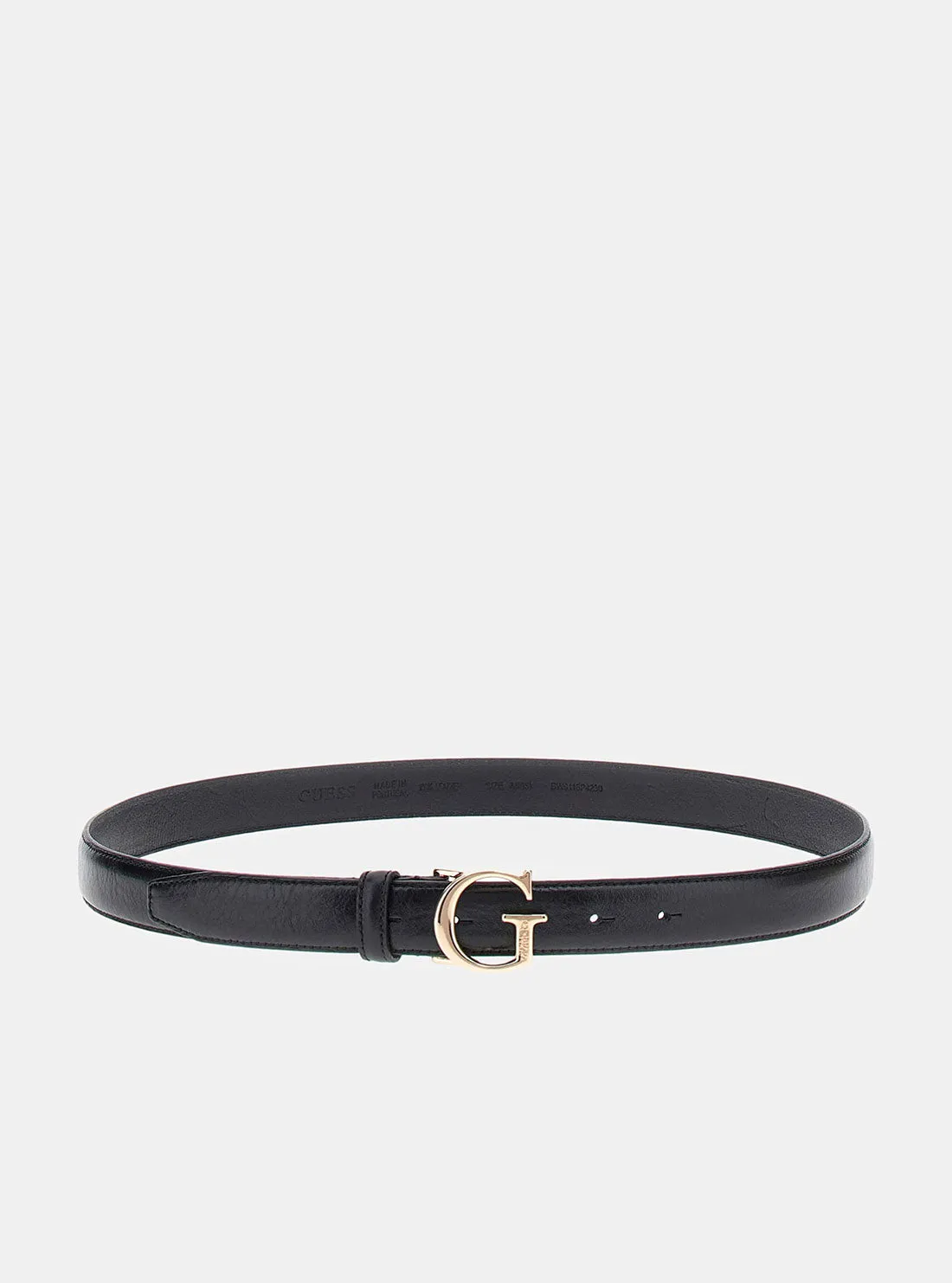 Black G Logo Belt Guess