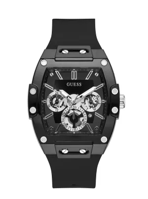 Black Phoenix Silicone Watch Guess