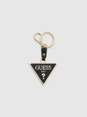 Black Triangle Logo Keyring Guess