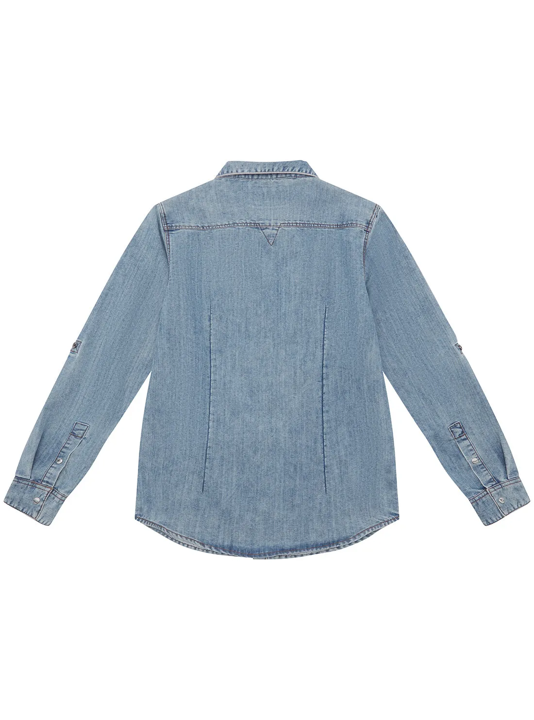 Blue Denim Long Sleeve Shirt (2-7) Guess
