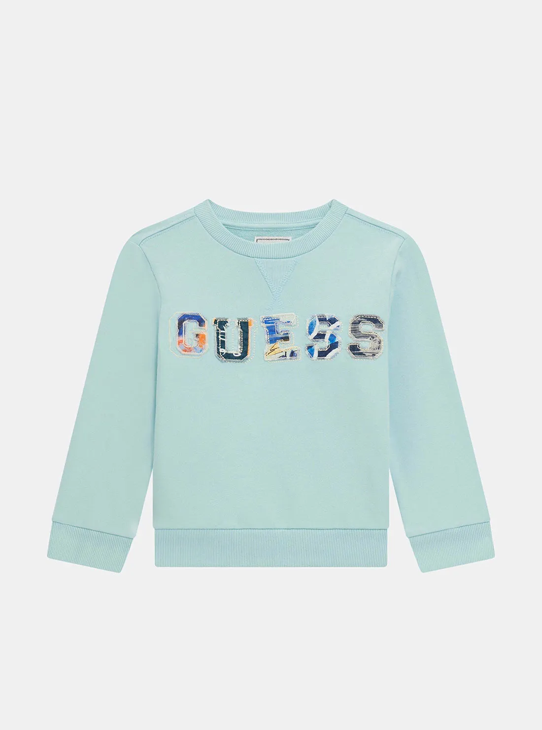Blue Long Sleeve Active Top (2-7) Guess