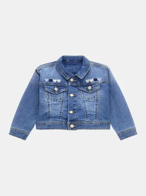 Blue Stretch Denim Jacket (2-7) Guess