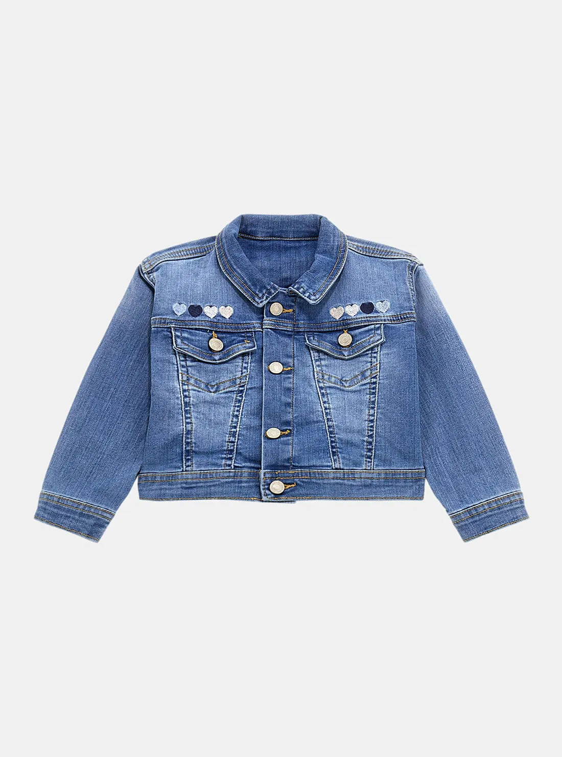 Blue Stretch Denim Jacket (2-7) Guess