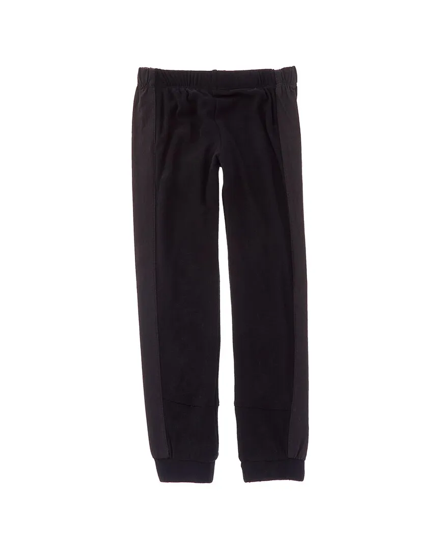 Chaser Cozy Knit Poplin Blocked Track Pant