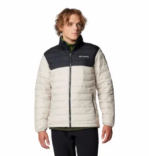 Columbia Men Beige Omni-Heat Reflective Powder Lite II Jacket