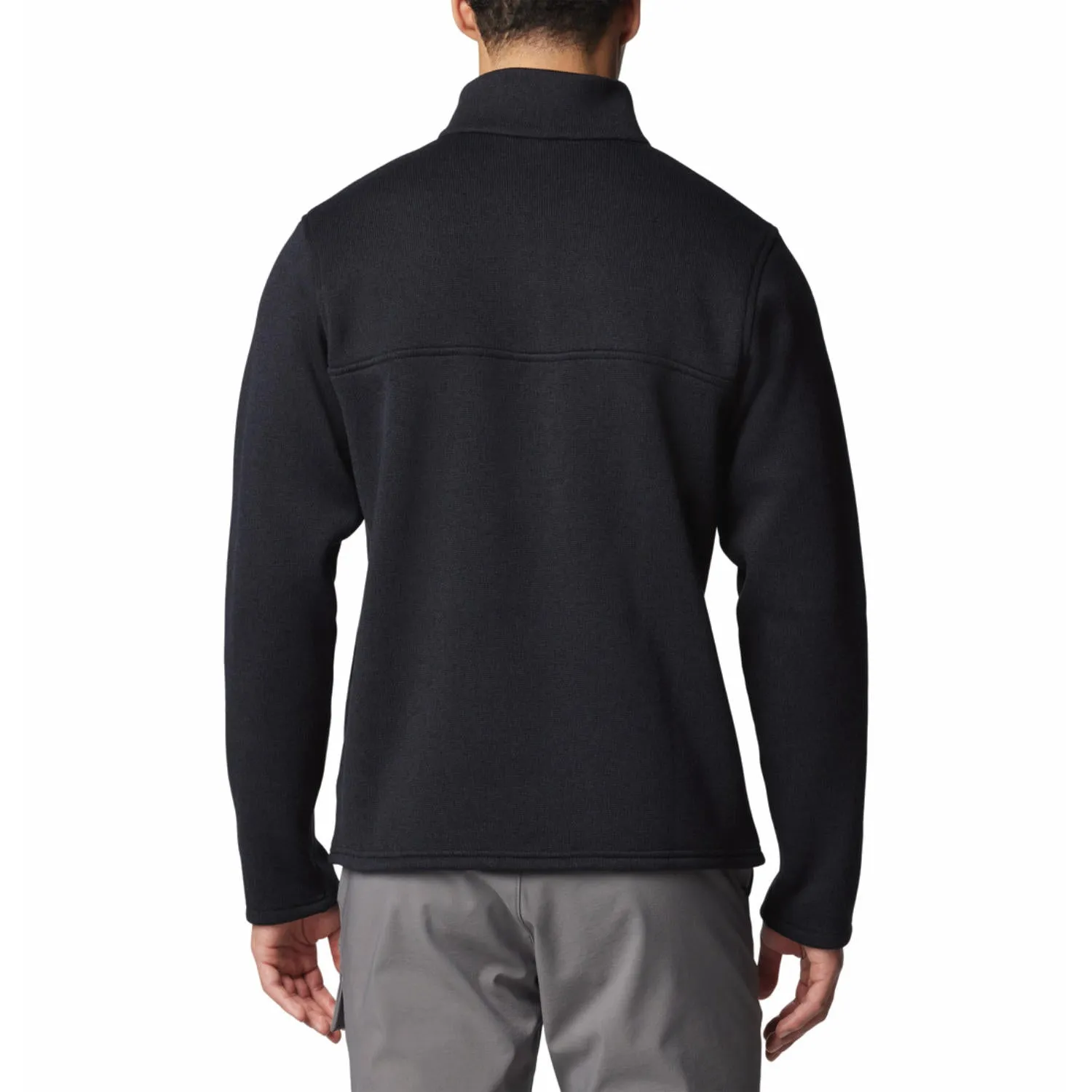 Columbia Men Black Alto Pass Half Snap Fleece