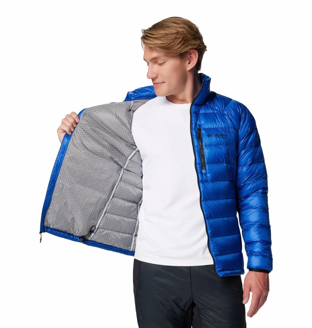 Columbia Men Blue Omni-Heat Arctic Crest Down Jacket