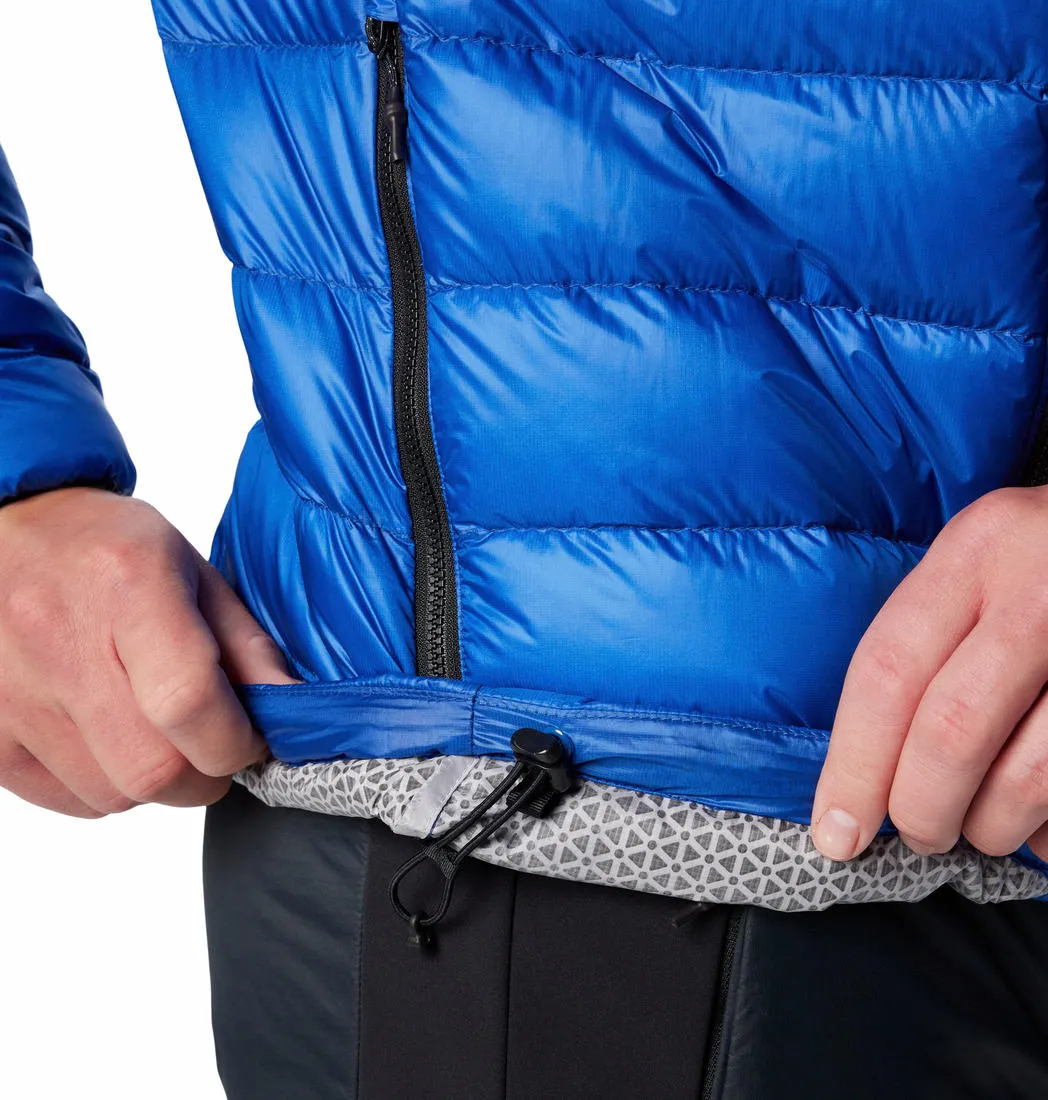 Columbia Men Blue Omni-Heat Arctic Crest Down Jacket