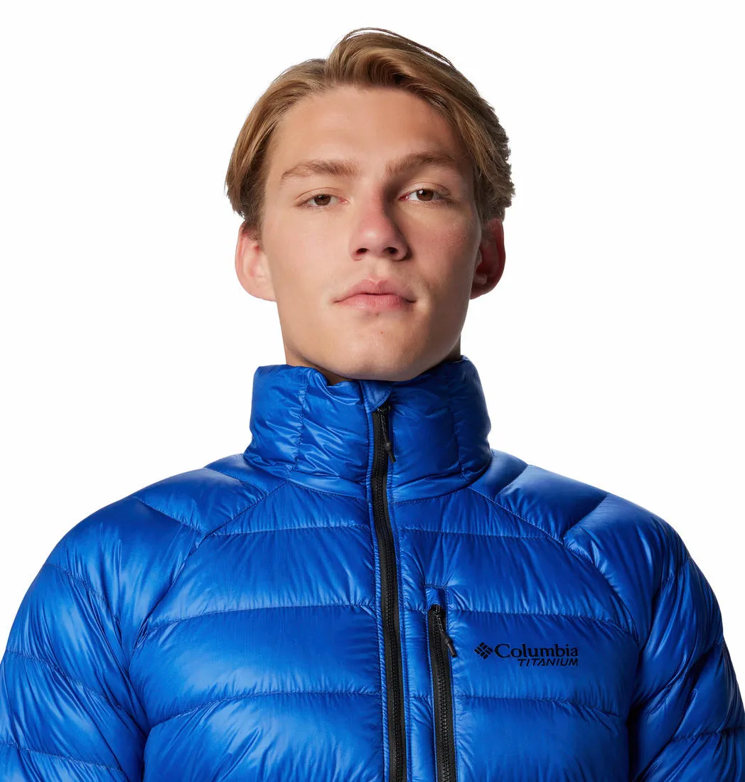 Columbia Men Blue Omni-Heat Arctic Crest Down Jacket