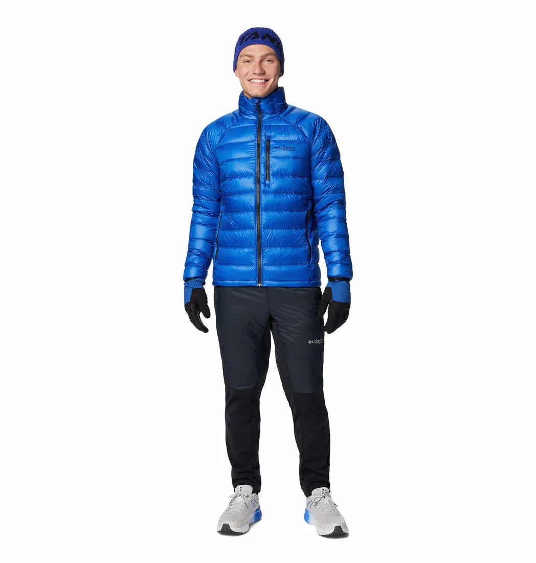 Columbia Men Blue Omni-Heat Arctic Crest Down Jacket