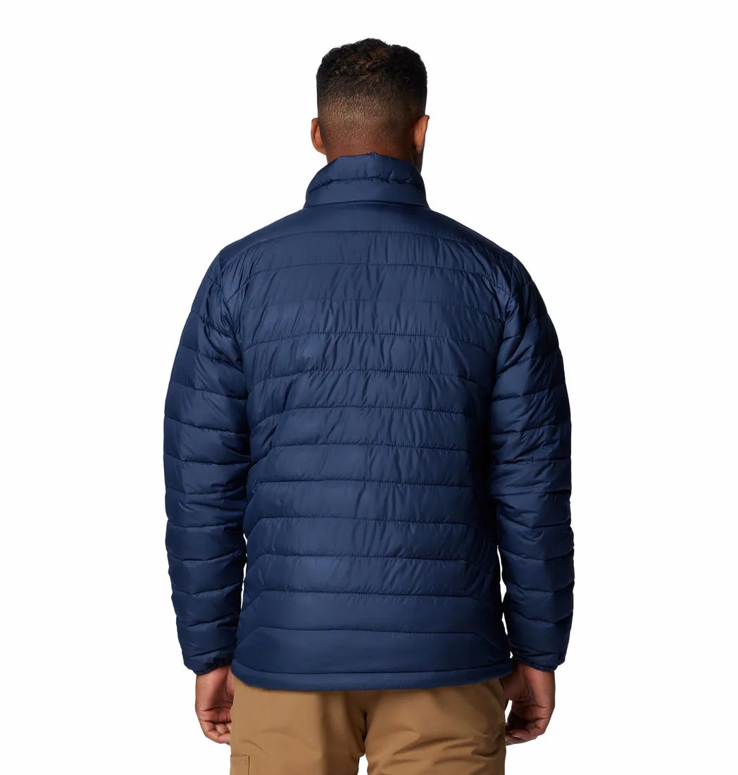 Columbia Men Blue Omni-Heat Reflective Powder Lite II Jacket