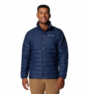 Columbia Men Blue Omni-Heat Reflective Powder Lite II Jacket
