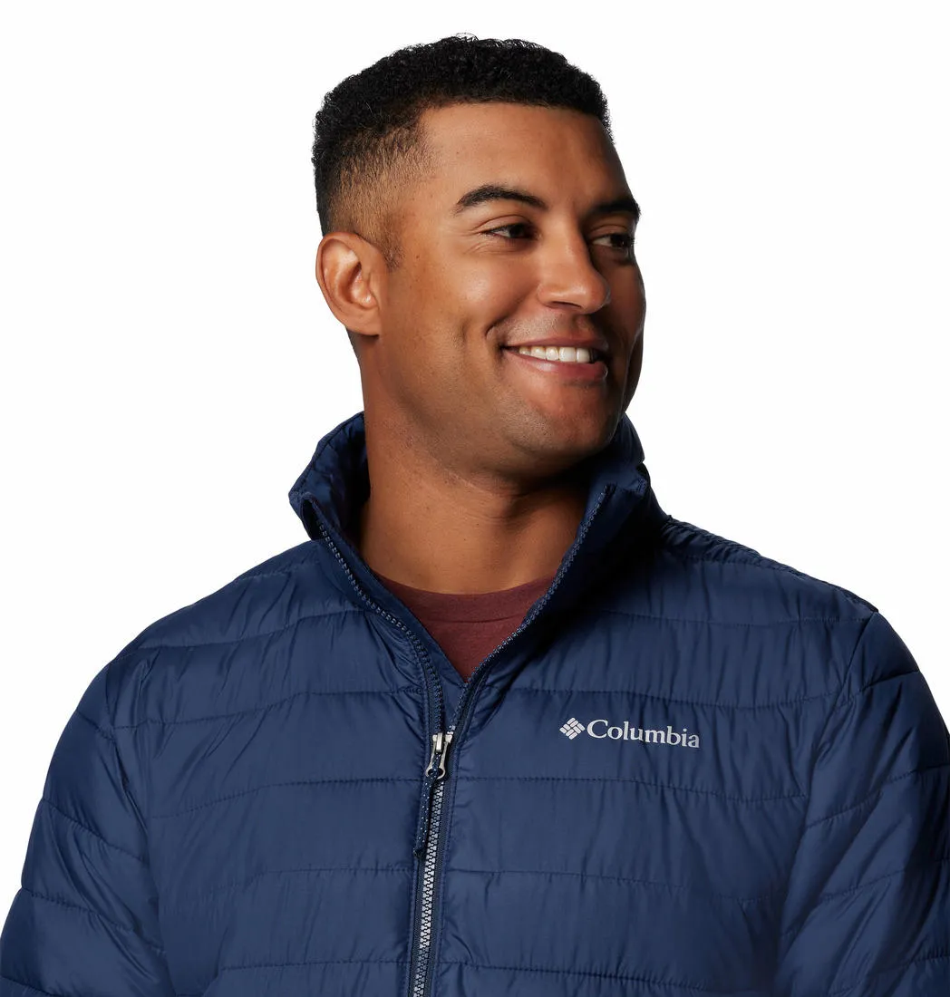 Columbia Men Blue Omni-Heat Reflective Powder Lite II Jacket