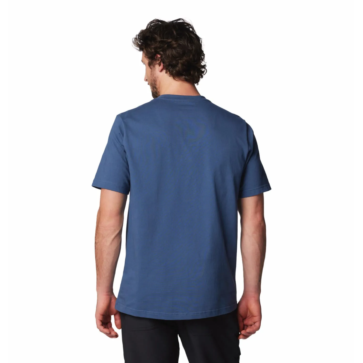 Columbia Men Blue Omni-Shade LandroamerHenley II Tshirt