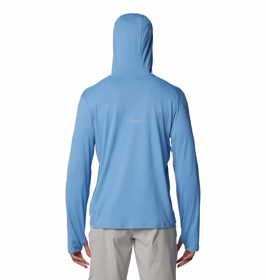Columbia Men Blue Omni-Shade Summit Valley Hoodie