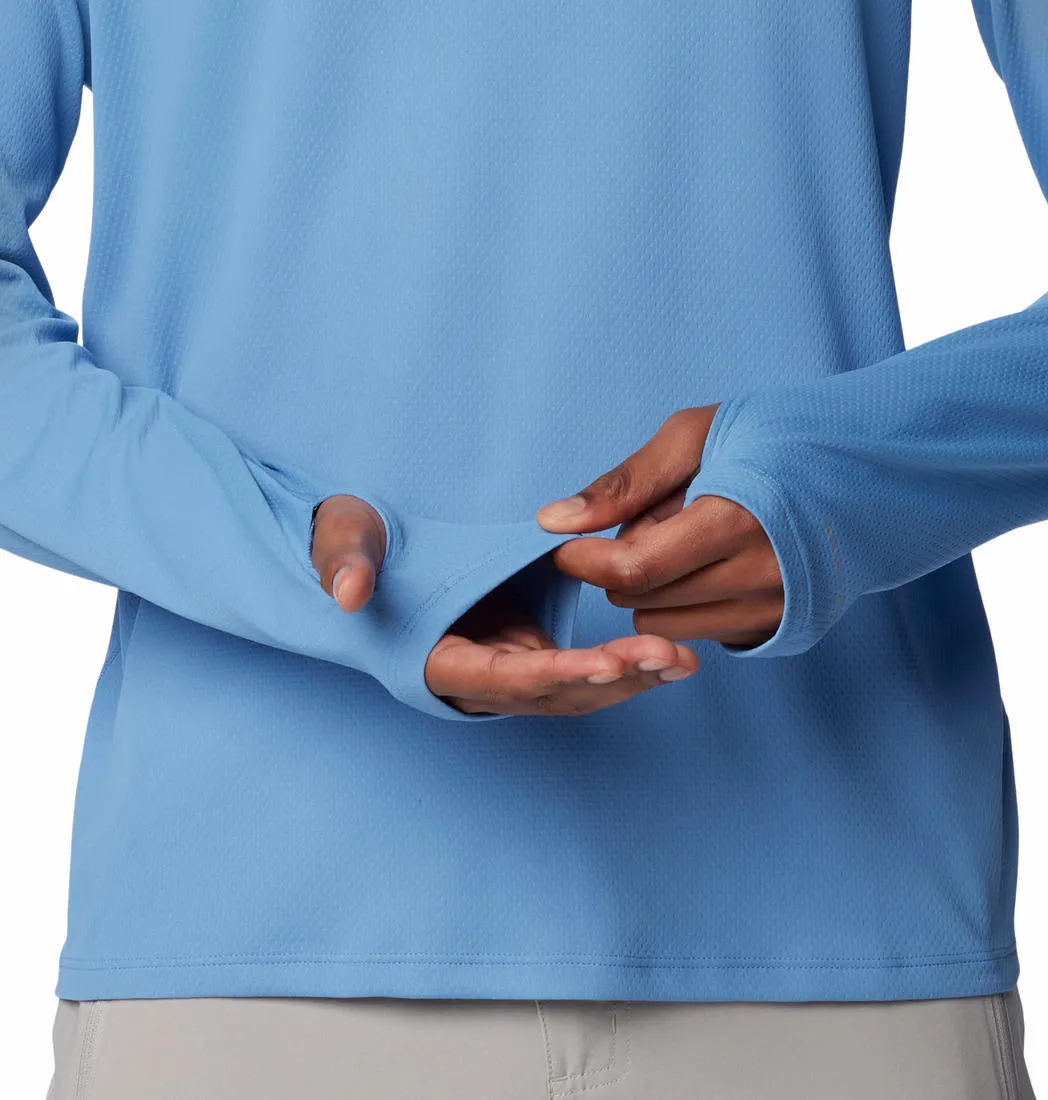 Columbia Men Blue Omni-Shade Summit Valley Hoodie