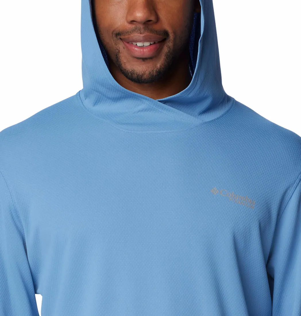 Columbia Men Blue Omni-Shade Summit Valley Hoodie