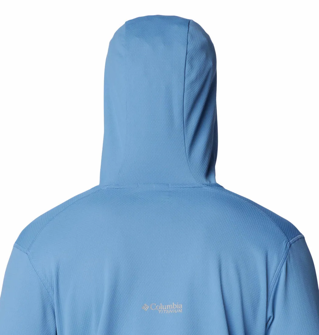Columbia Men Blue Omni-Shade Summit Valley Hoodie