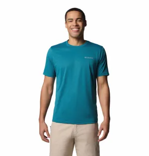 Columbia Men Blue Omni-Wick Hike Crew Tshirt