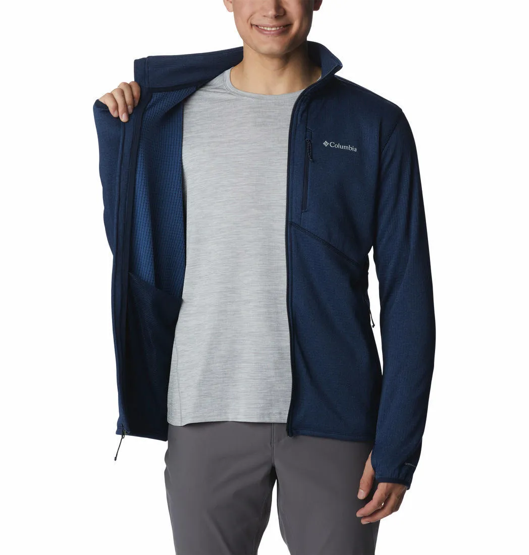 Columbia Men Blue Omni-Wick Park View Fleece Jacket