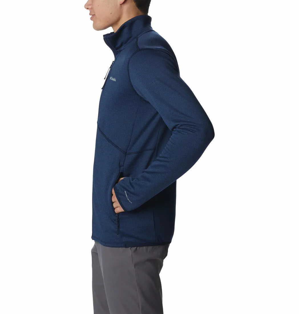 Columbia Men Blue Omni-Wick Park View Fleece Jacket