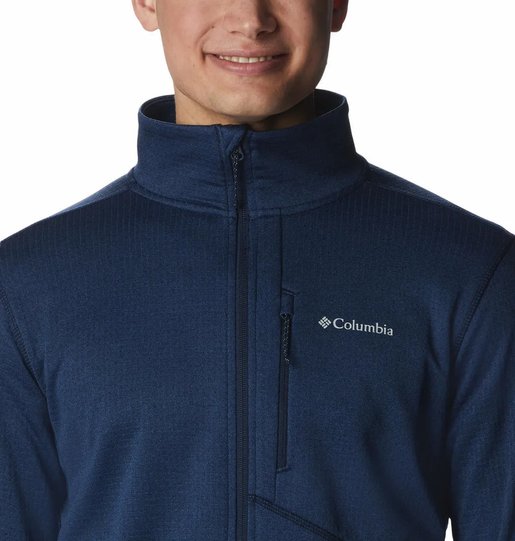 Columbia Men Blue Omni-Wick Park View Fleece Jacket