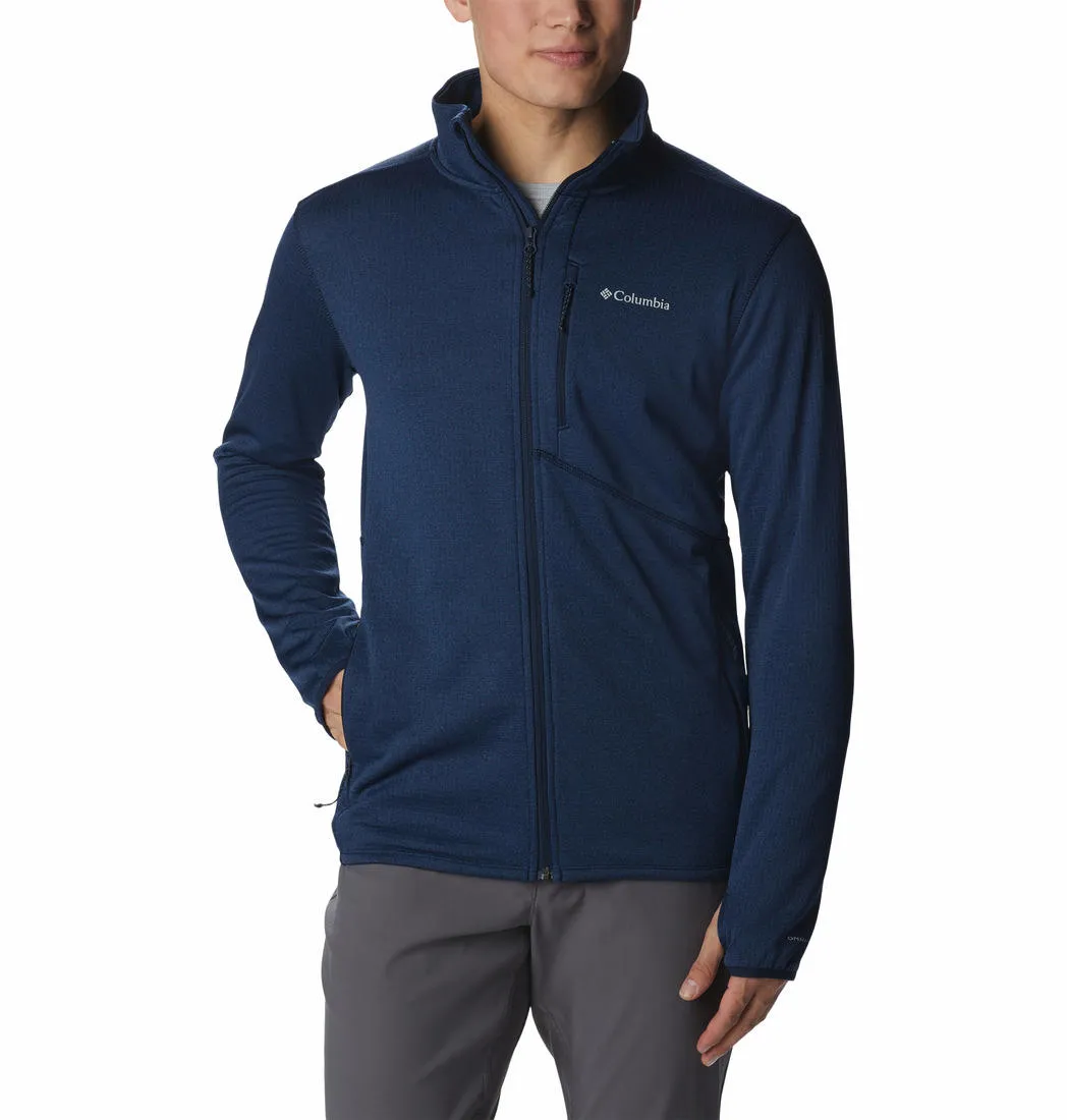 Columbia Men Blue Omni-Wick Park View Fleece Jacket