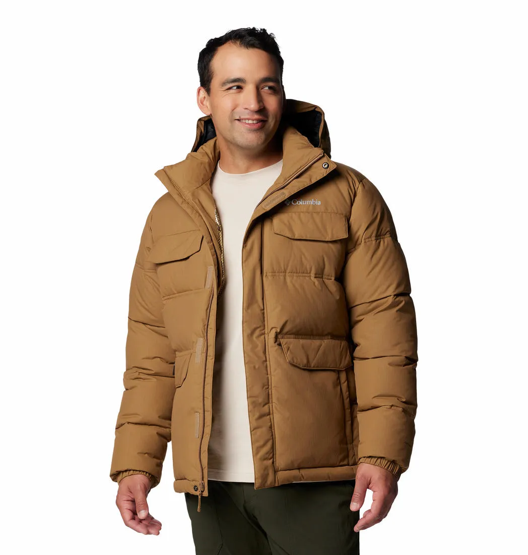Columbia Men Brown Omni-Heat Infinity Landroamer Puffer Jacket