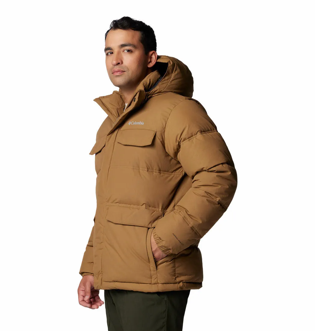 Columbia Men Brown Omni-Heat Infinity Landroamer Puffer Jacket