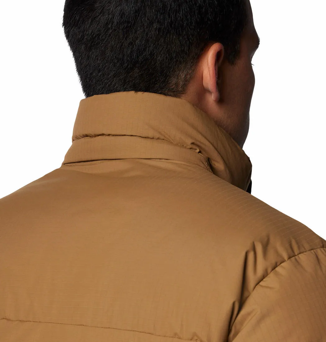 Columbia Men Brown Omni-Heat Infinity Landroamer Puffer Jacket