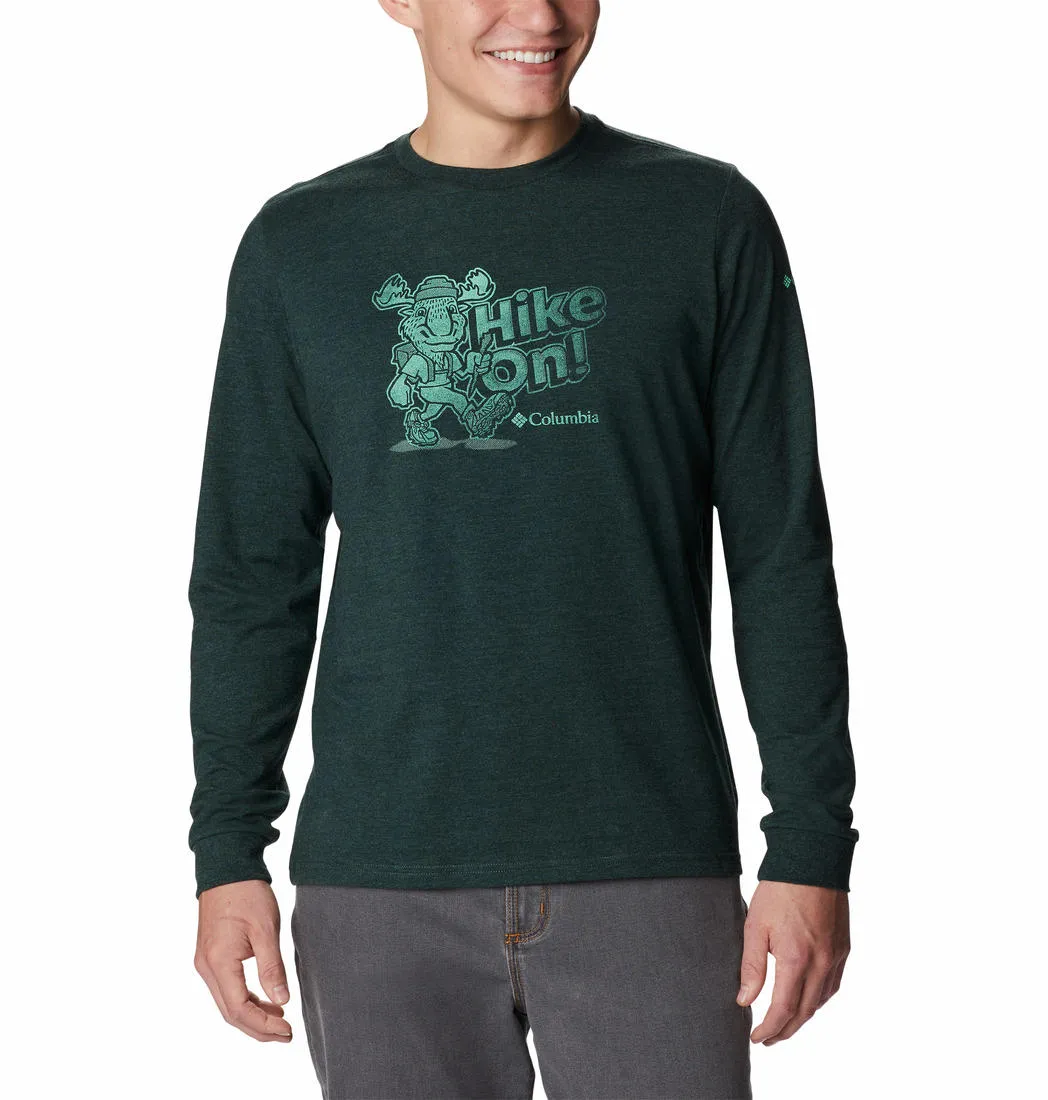 Columbia Men Green Apres Lifestyle Graphic Tshirt