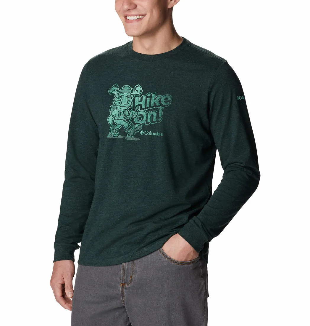 Columbia Men Green Apres Lifestyle Graphic Tshirt