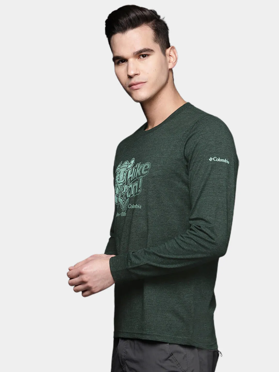 Columbia Men Green Apres Lifestyle Graphic Tshirt