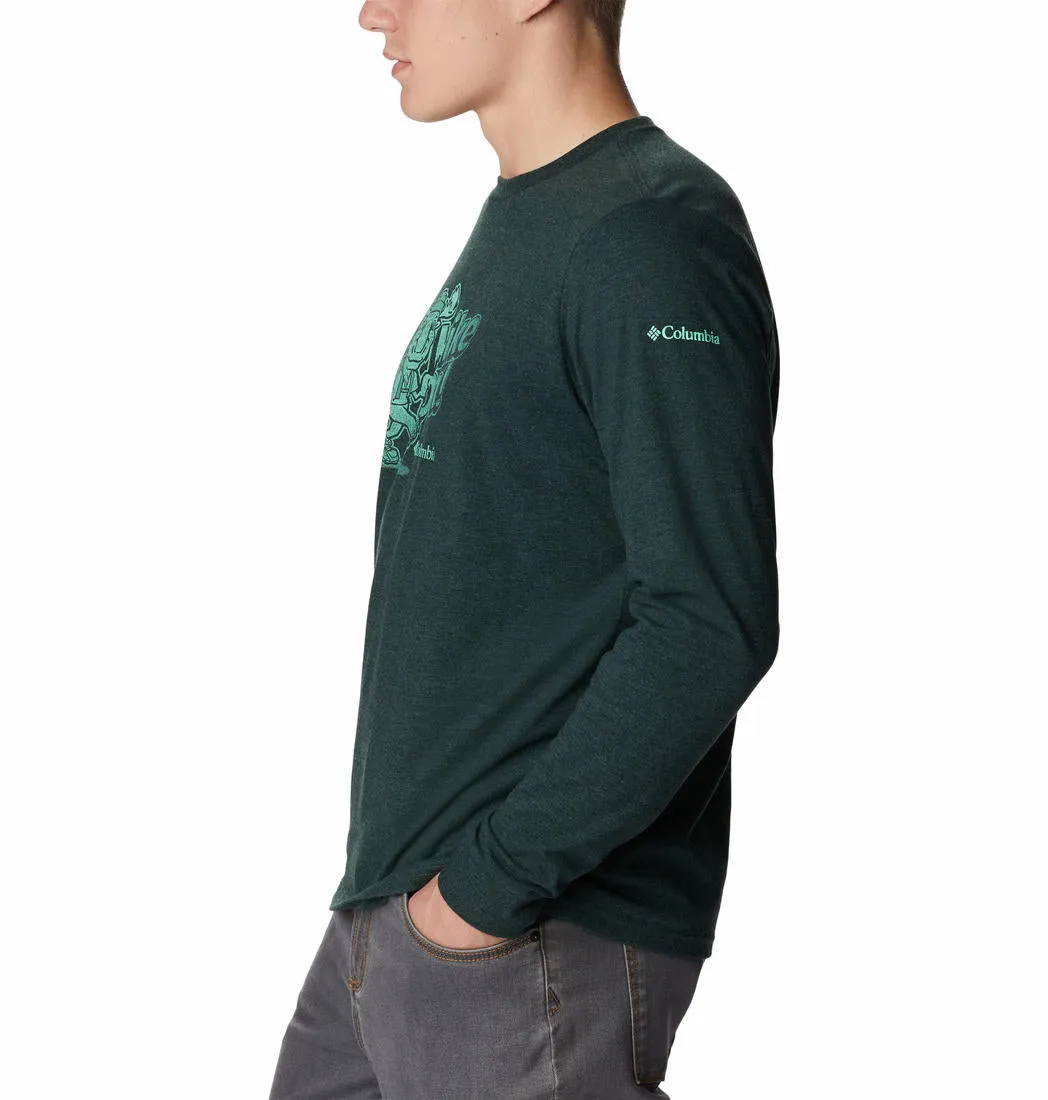 Columbia Men Green Apres Lifestyle Graphic Tshirt