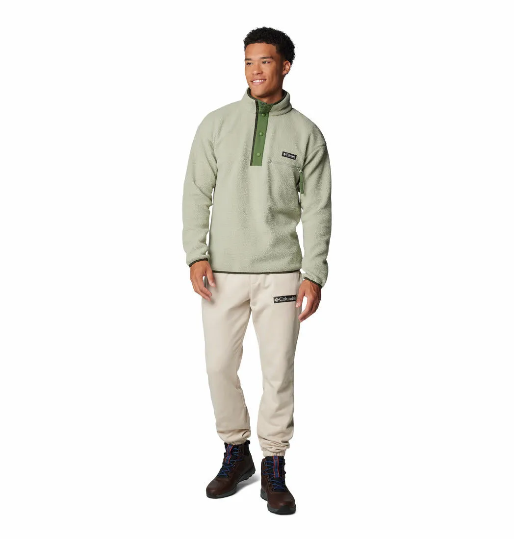 Columbia Men Green Helvetia II Half Snap Fleece