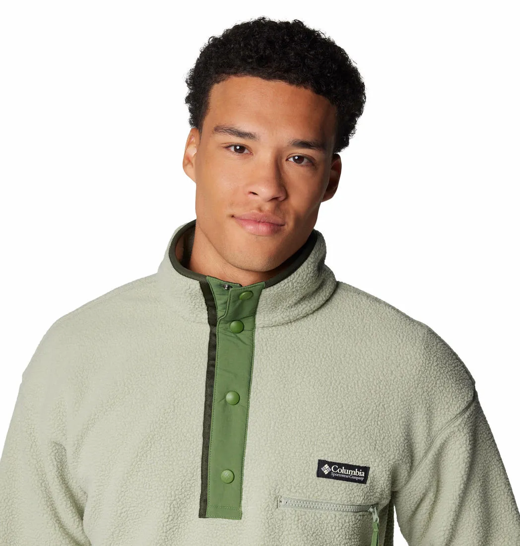 Columbia Men Green Helvetia II Half Snap Fleece