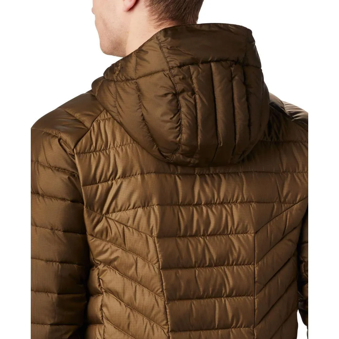 Columbia Men Green Omni-Heat Reflective Horizon Explorer Hooded Jacket