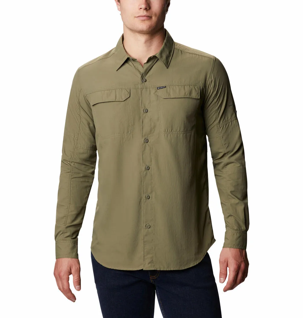 Columbia Men Green Omni-Wick Silver Ridge2.0 Long Sleeve Shirt