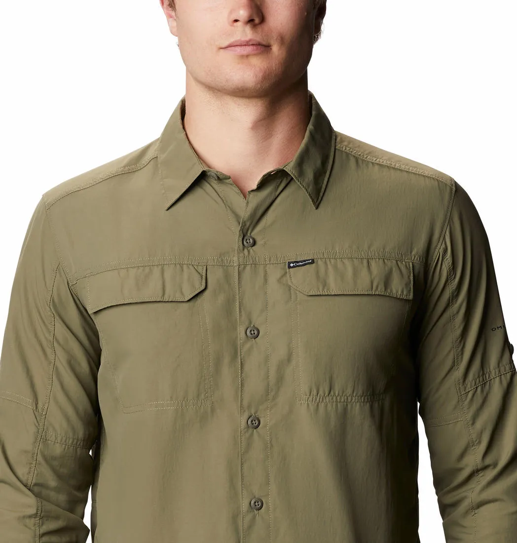 Columbia Men Green Omni-Wick Silver Ridge2.0 Long Sleeve Shirt